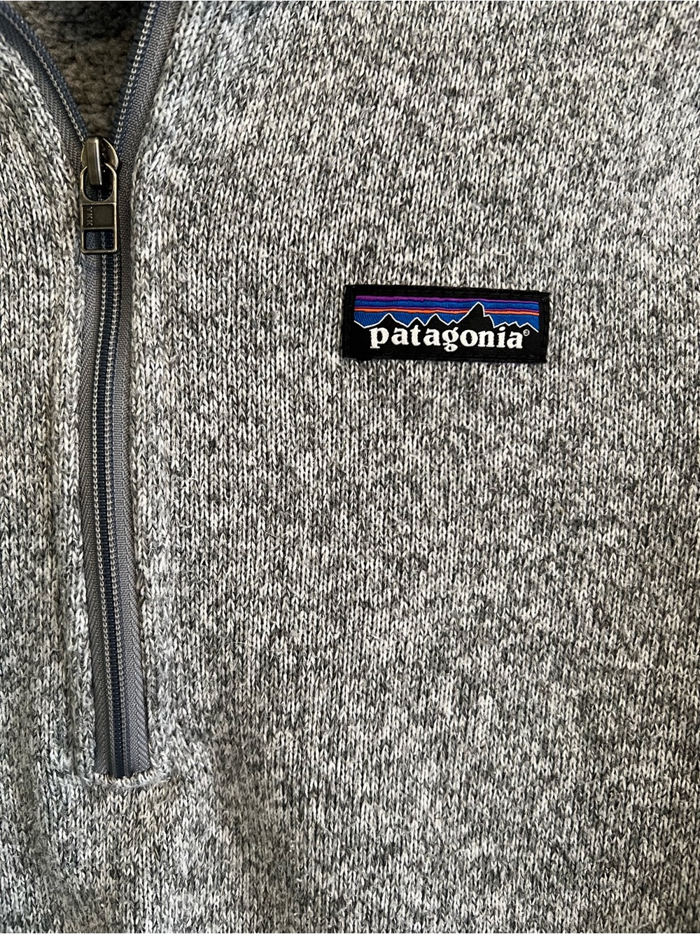 Patagonia Gray Women's Better Sweater 1/4-Zip Fleece - Picture 3 of 5